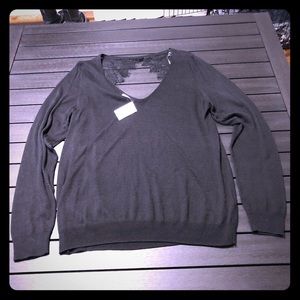 NWT!! Women’s Sweater with lace.
